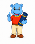 Reg holding a rolled Hippo Mat and holding up one finger for Level 1 Pre-Order Perks.